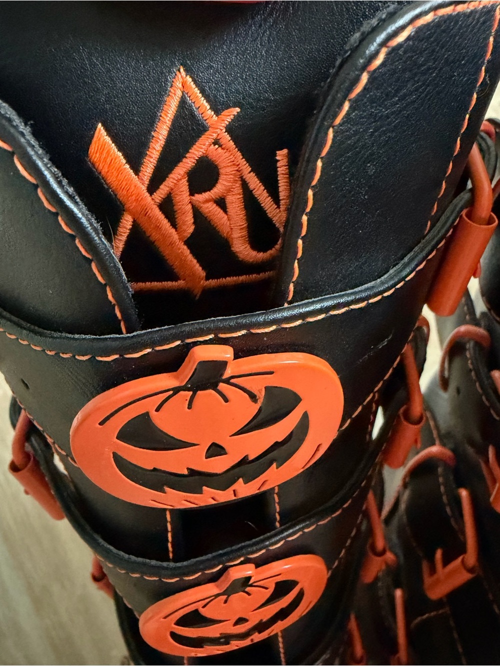 Dolls Kill YRU Dune Jack O Lantern Platform Boots Size 10 Halloween Cosplay - Picture 9 of 12